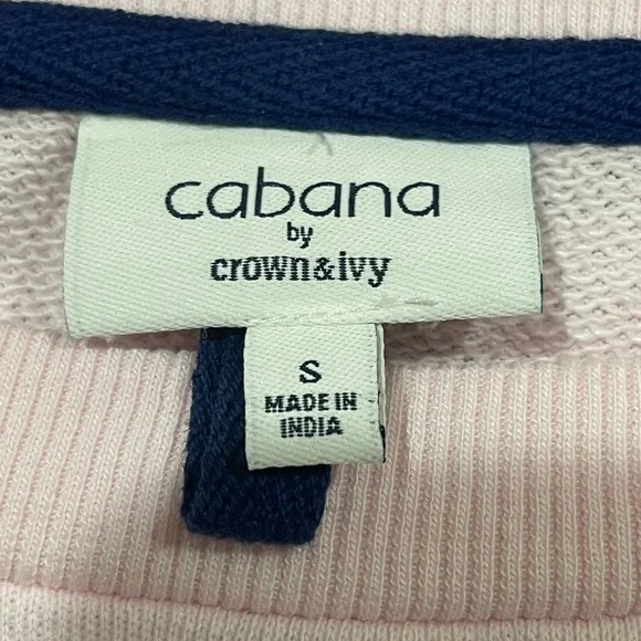 Crown& Ivy Pink Leopard Print Sweatshirt - Picture 5 of 6